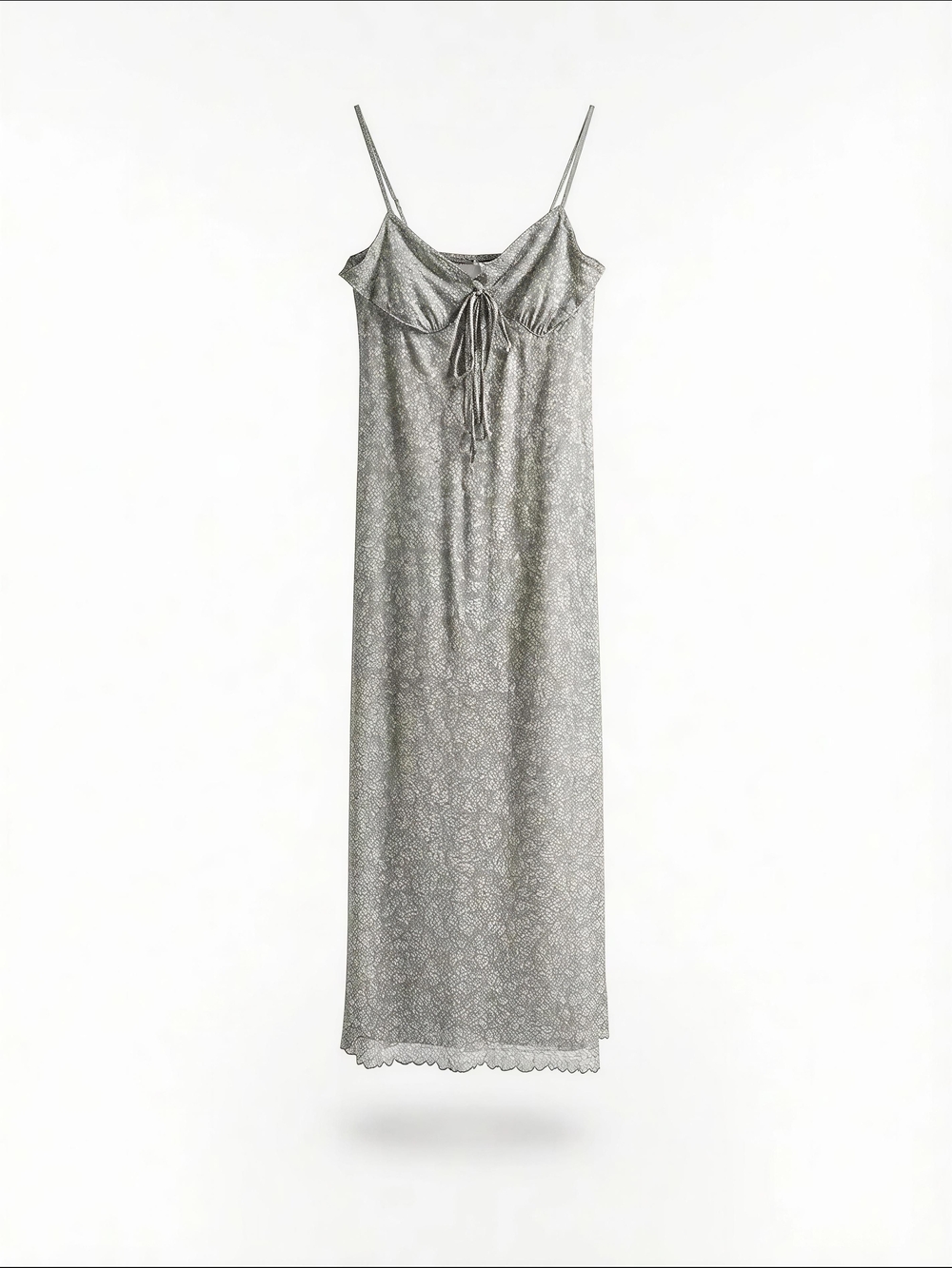 Cottagecore Sage Green Floral Strappy Maxi Dress - Picture 2 of 9